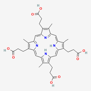 Chemical structure of Coproporphyrin III