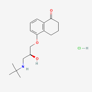 Chemical structure of Bunolol Hydrochloride
