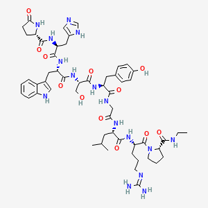Chemical structure of Fertirelin