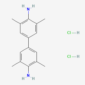 Chemical structure of TMB dihydrochloride (BM blue dihydrochloride)