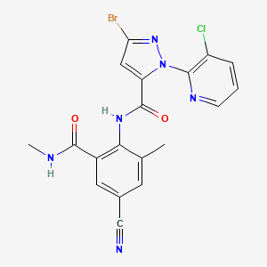 Chemical structure of Cyantraniliprole