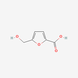 Chemical structure of 5-Hydroxymethyl-2-furoic acid