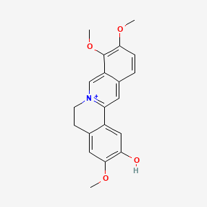 Chemical structure of Columbamine (Columbamin)