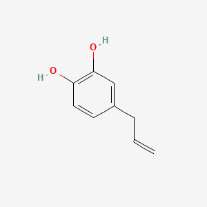 Chemical structure of Hydroxychavicol
