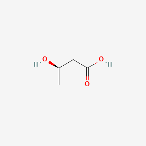 Chemical structure of (R)-3-Hydroxybutanoic acid