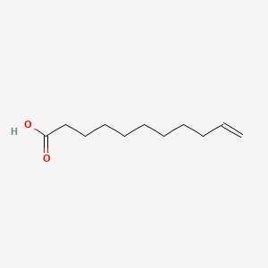 Chemical structure of Undecylenic Acid
