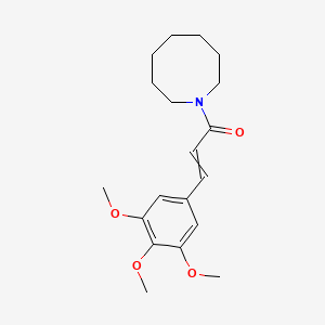 Chemical structure of Cinoctramide