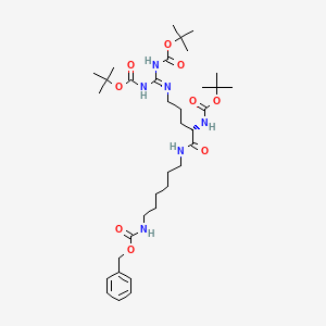 Chemical structure of Cbz-B3A