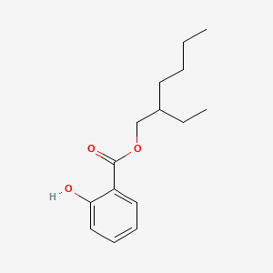 Chemical structure of 2-Ethylhexyl salicylate