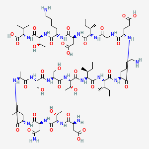 Chemical structure of Peptide M
