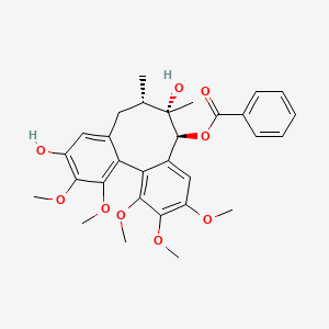 Chemical structure of Schisantherin E