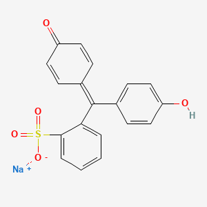 Chemical structure of Phenol red sodium