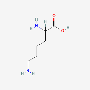 Chemical structure of Lysine, DL-