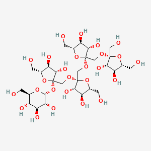 Chemical structure of 1F-Fructofuranosylnystose