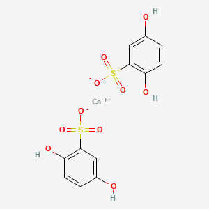 Chemical structure of Calcium dobesilate