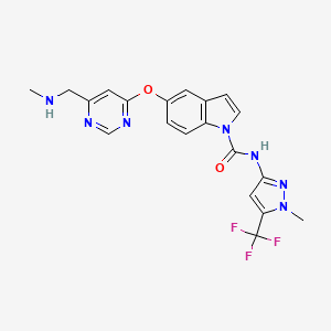 Chemical structure of Acrizanib