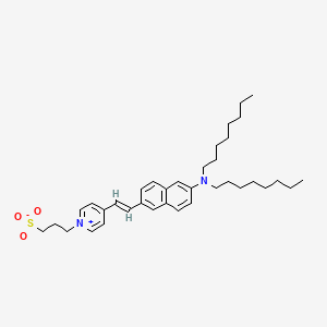 Chemical structure of Di-8-ANEPPS