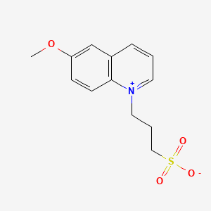 Chemical structure of SPQ