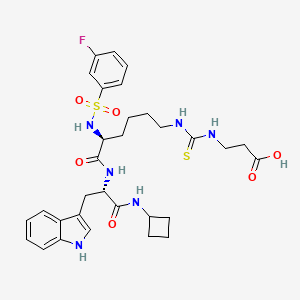 Chemical structure of SIRT5 inhibitor