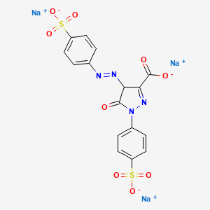 Chemical structure of C.I. Acid Yellow 23