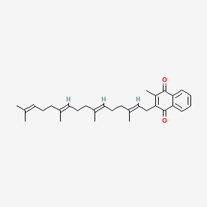 Chemical structure of Menatetrenone