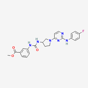 Chemical structure of GSK1379725A (AU1)