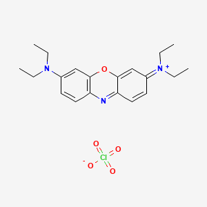Chemical structure of Oxazine 1 perchlorate