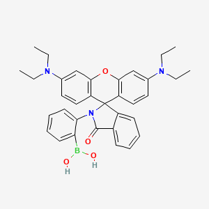 Chemical structure of ATP-Red 1