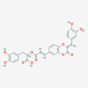 Chemical structure of 2',7'-Bis-(2-carboxyethyl)-6-carboxyfluorescein