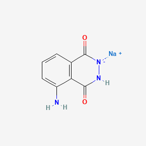 Chemical structure of Sodium luminolate