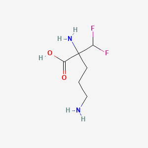 Chemical structure of Eflornithine