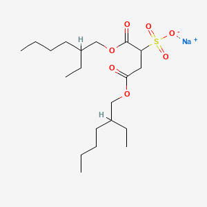 Chemical structure of Dioctyl Sodium Sulfosuccinate