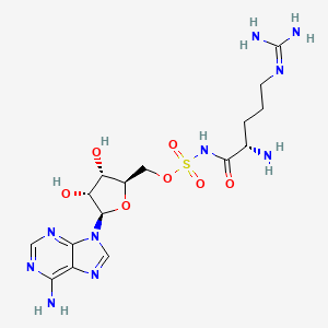 Chemical structure of Arg-AMS