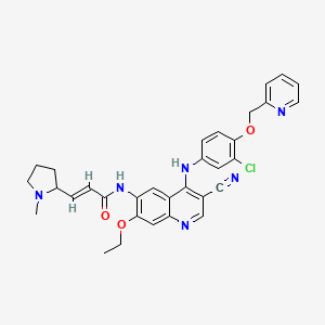 Chemical structure of (Rac)-Pyrotinib