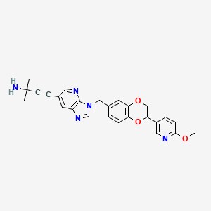 Chemical structure of GENZ-882706(Raceme)