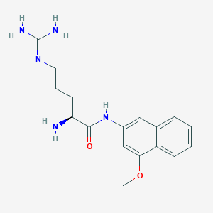 Chemical structure of H-Arg-4MβNA