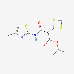 Chemical structure of Mivotilate