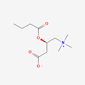 Chemical structure of Butyrylcarnitine