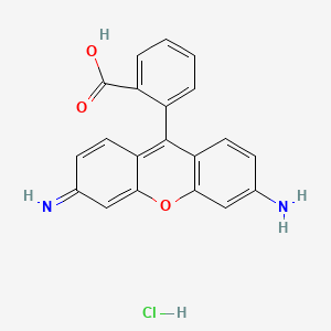 Chemical structure of Rhodamine 110