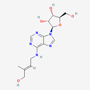 Chemical structure of trans-Zeatinriboside