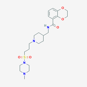 Chemical structure of 5-HT4 antagonist 1