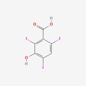 Chemical structure of HTBA