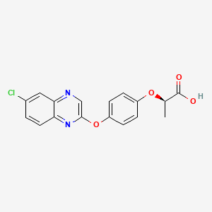 Chemical structure of Quizalofop-p-ethyl