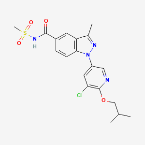 Chemical structure of PF-05241328