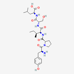 Chemical structure of Gluten Exorphin C