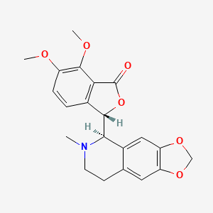 Chemical structure of Hydrastine ((-)-β-Hydrastine)