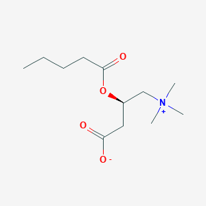 Chemical structure of Valerylcarnitine