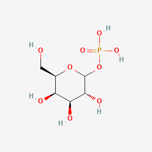 Chemical structure of Galactose 1-phosphate