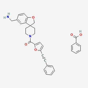 Chemical structure of 5(6)-ROX (5(6)-Carboxy-X-rhodamine)