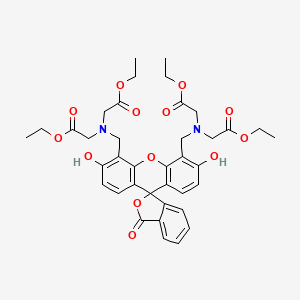 Chemical structure of Calcein tetraethyl ester